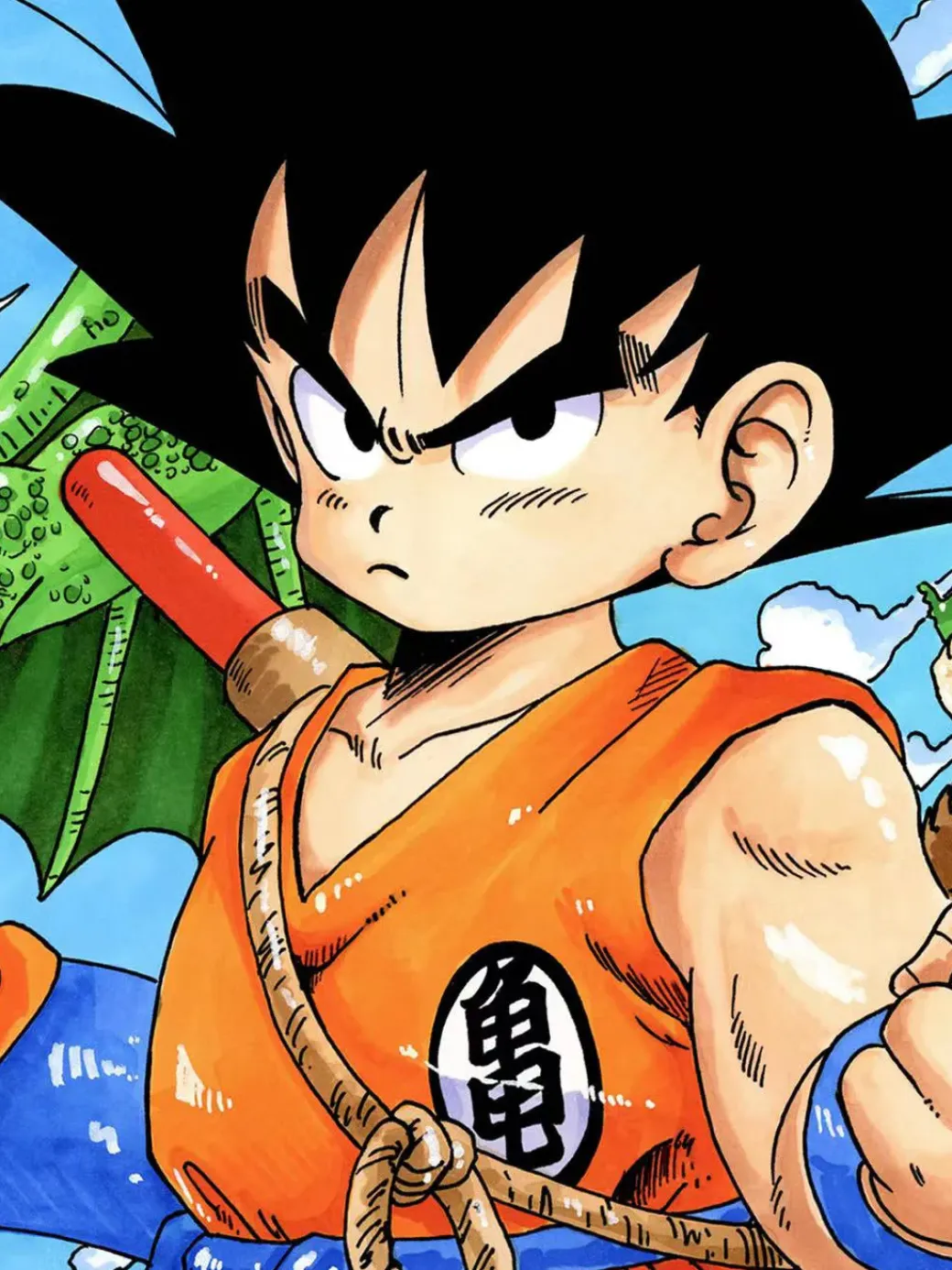 Son Goku's fury Decorative Painting - Dragon Ball - Xingkong Studio