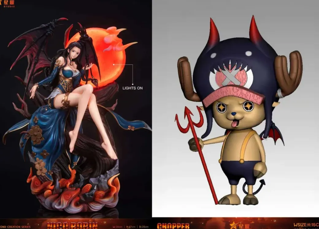Son of Devil Nico Robin with LED - ONE PIECE Resin Statue - XingYao Studio