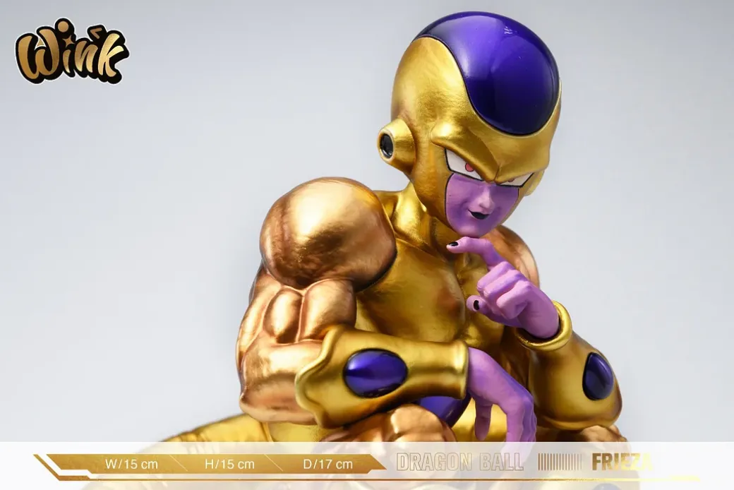 Special Edition Sitting Gold Frieza - Dragon Ball Resin Statue - Wink Studio