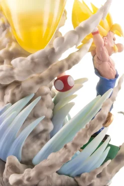 Spirit Bomb Super Mario with LED - Dragon Ball Super Mario Statue - ChaoShe Studio
