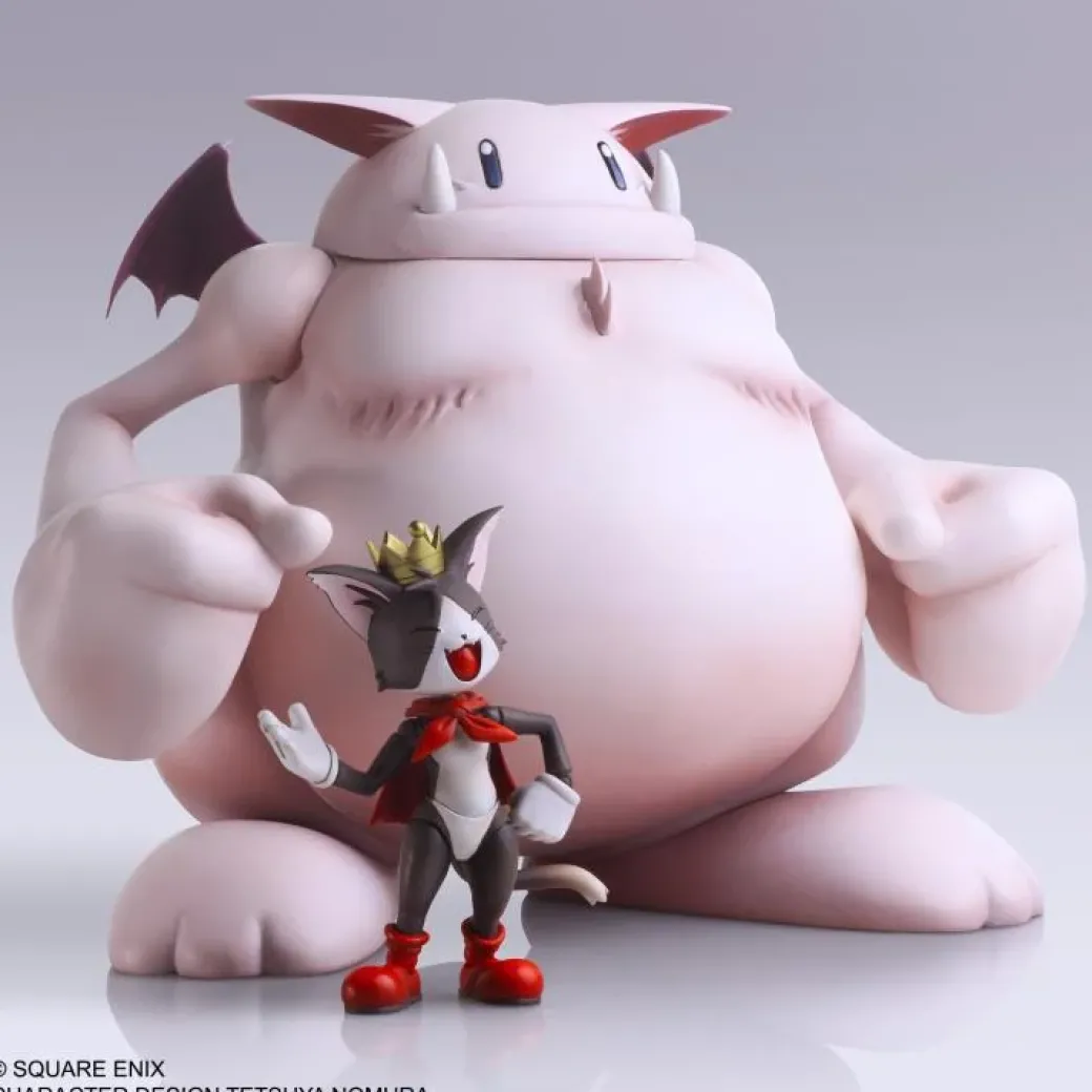 Square Enix Bring Arts Series Cait Sith & Moogle - (FF7) Final Fantasy VII Official Statue - TAITO