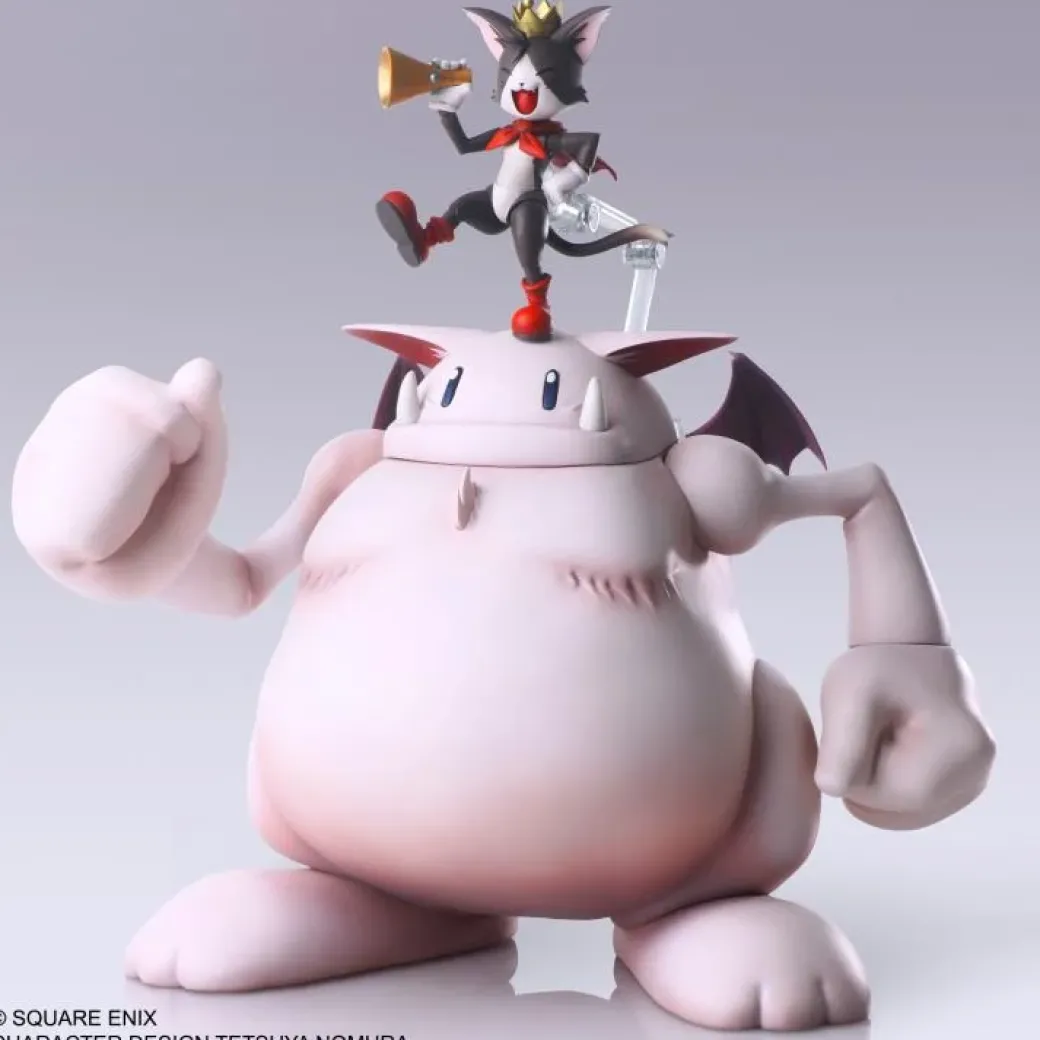 Square Enix Bring Arts Series Cait Sith & Moogle - (FF7) Final Fantasy VII Official Statue - TAITO