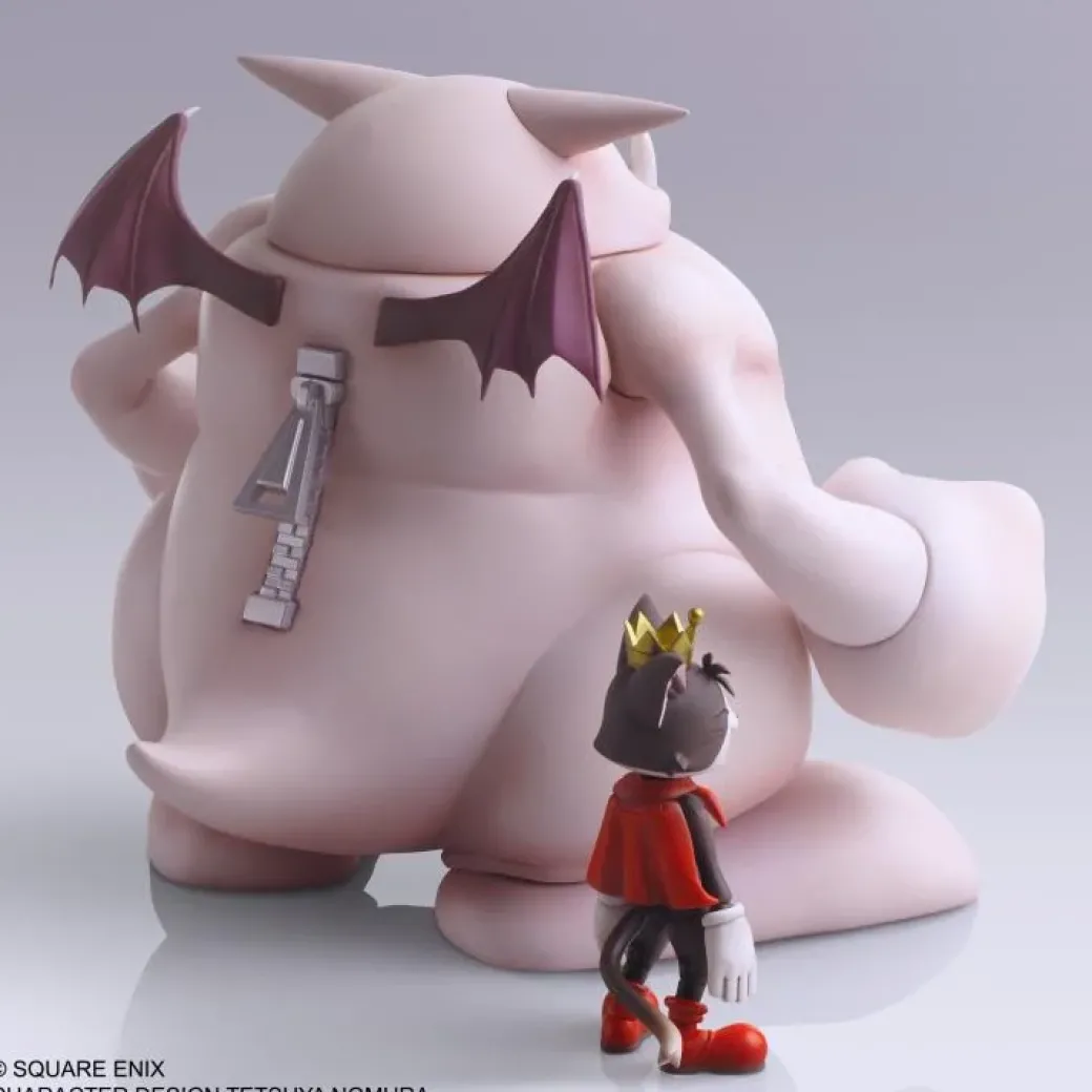 Square Enix Bring Arts Series Cait Sith & Moogle - (FF7) Final Fantasy VII Official Statue - TAITO