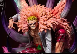 Squatting Donquixote Doflamingo - ONE PIECE Resin Statue - Brain Hole Studio