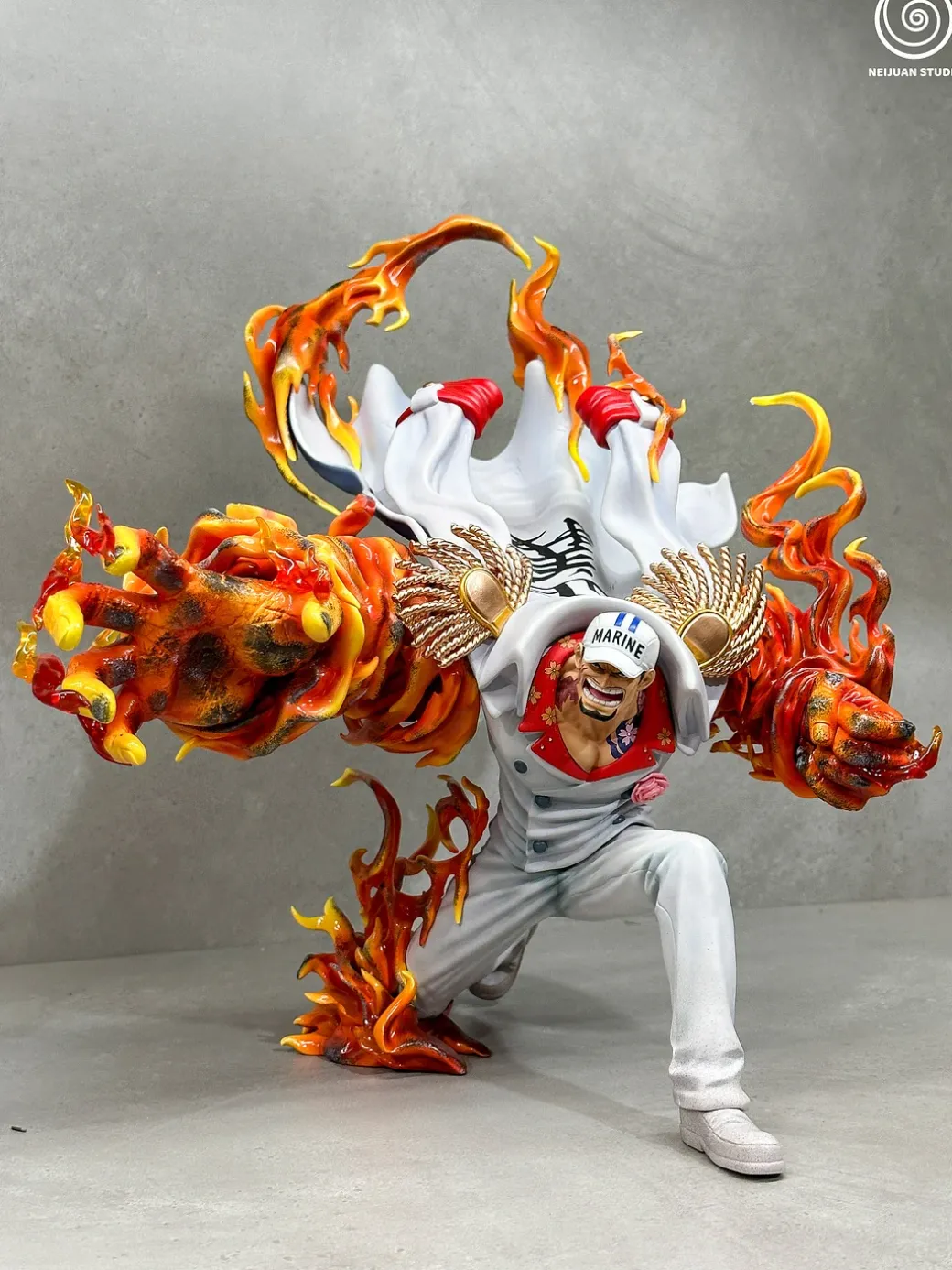 Squatting Sakazuki/ Akainu - ONE PIECE Resin Statue - NEIJUAN Studio