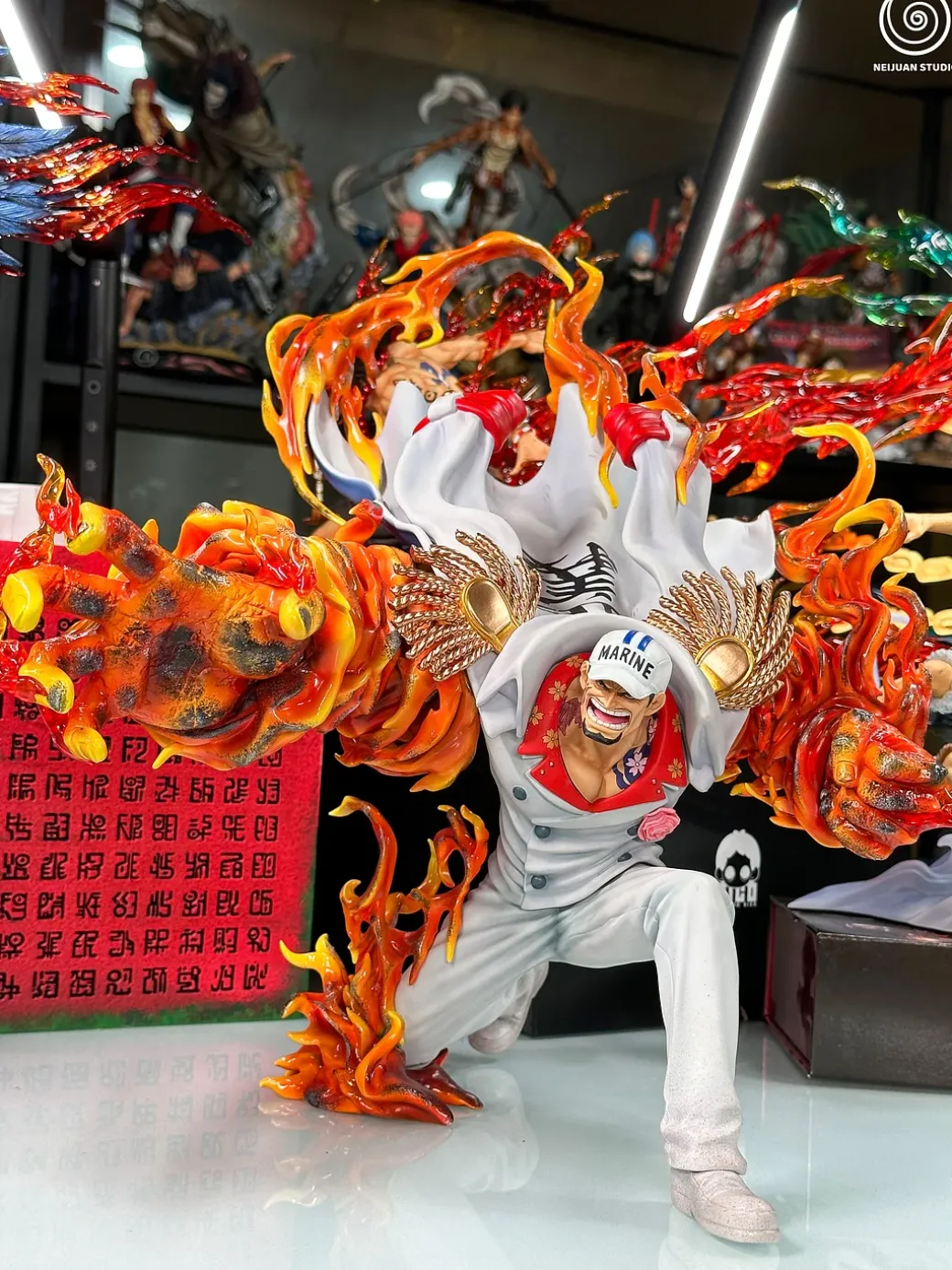 Squatting Sakazuki/ Akainu - ONE PIECE Resin Statue - NEIJUAN Studio