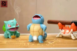 Squirtle & Bulbasaur & Kingler Tea Pet Set - Pokemon Resin Statue - Fa-Studios