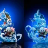 Squirtle Cosplay Tanjiro Kamado & Jigglypuff Cosplay Nezuko Kamado - Pokemon Demon Slayer: Kimetsu no Yaiba Resin Statue - Midnight Studio