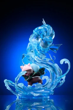 Squirtle Cosplay Tanjiro Kamado & Jigglypuff Cosplay Nezuko Kamado - Pokemon Demon Slayer: Kimetsu no Yaiba Resin Statue - Midnight Studio