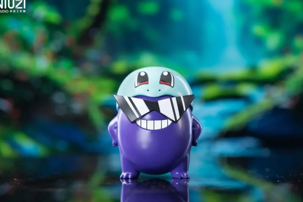 Squirtle Squad Gengar - Pokemon Resin Statue - NiuZi Studio