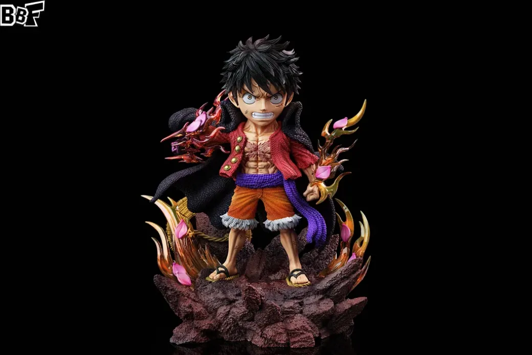Standing Gold Busoshoku Haki Monkey D. Luffy - ONE PIECE Resin Statue - BBF Studios