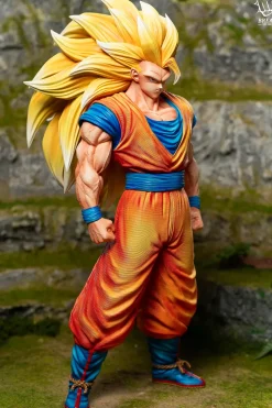 Standing Super Saiyan 3 Son Goku - Dragon Ball Resin Statue - Break Studio