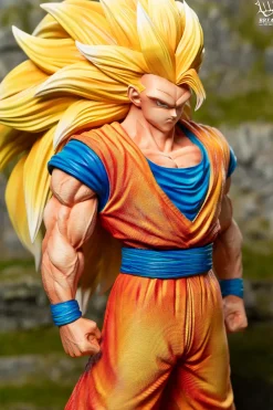 Standing Super Saiyan 3 Son Goku - Dragon Ball Resin Statue - Break Studio