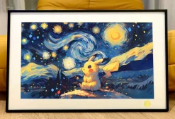 Starry Sky Pikachu Decorative Painting - Pokemon - Xingkong Studio