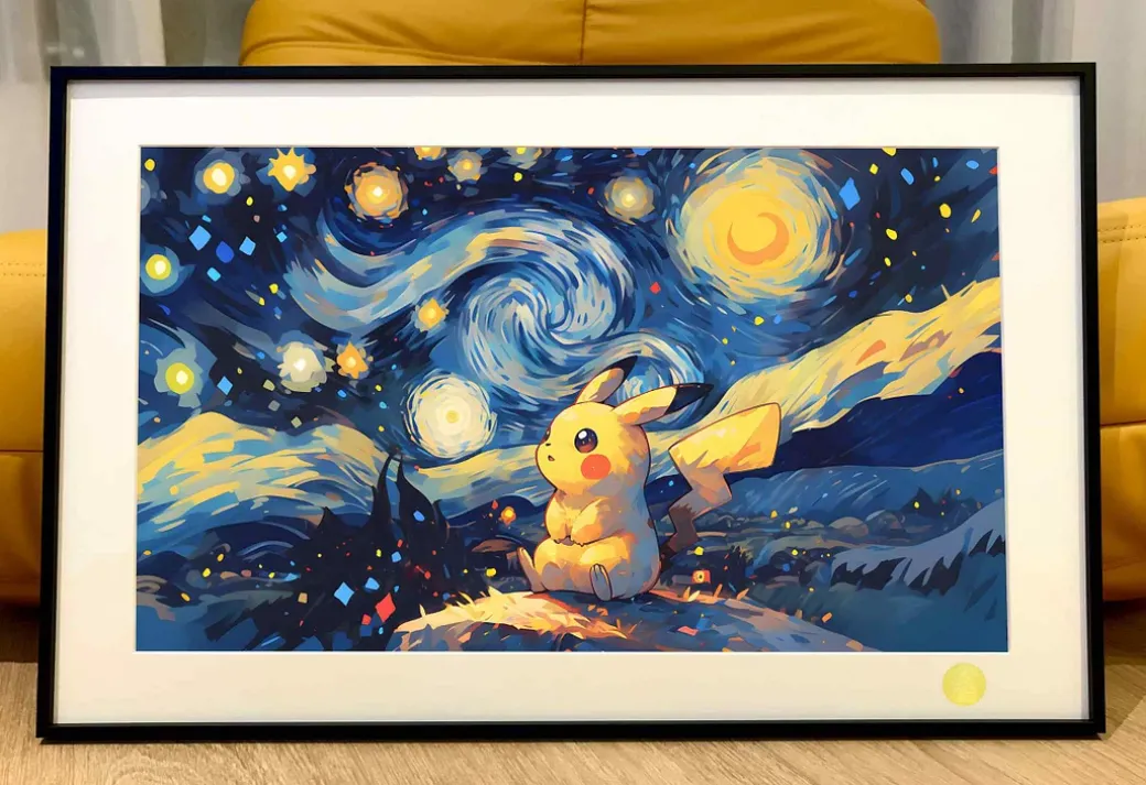 Starry Sky Pikachu Decorative Painting - Pokemon - Xingkong Studio