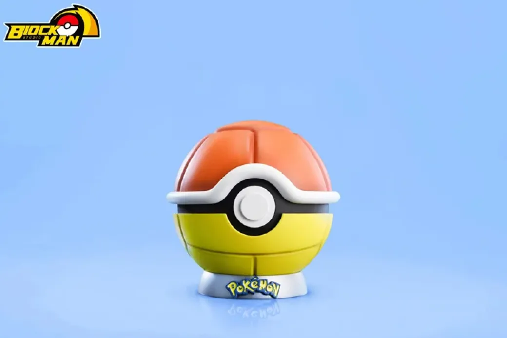 Starter Pokémon Poke Ball Series 003 Squirtle - Pokemon Resin Statue - Block Man Studio