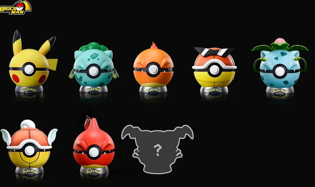 Starter Pokémon Poke Ball Series 006 Charmeleon - Pokemon Resin Statue - Block Man Studio