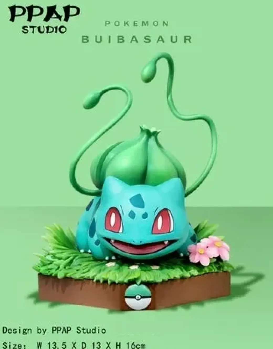Starter Pokémon Squirtle, Charmander & Bulbasaur - Pokemon Resin Statue - PPAP Studios