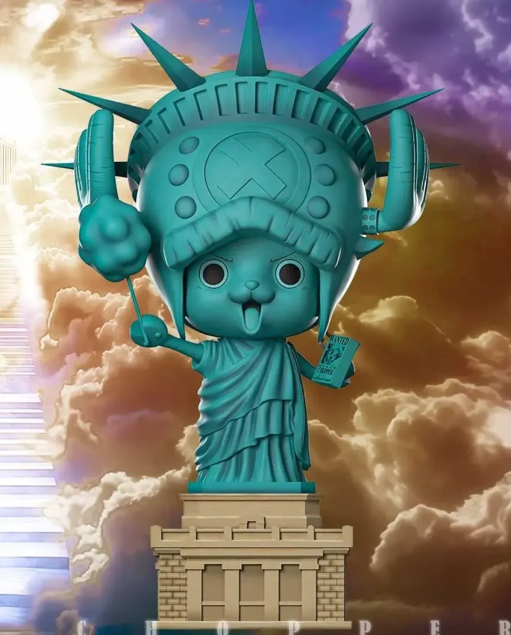 Statue of Liberty Cosplay Tony Tony Chopper - ONE PIECE Resin Statue - BBSD Studio