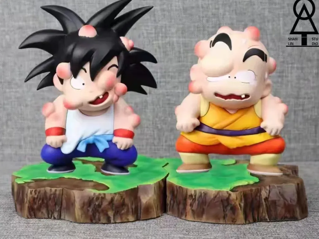 Stings Young Son Goku & Krillin - Dragon Ball Resin Statue - ShanLin Studio