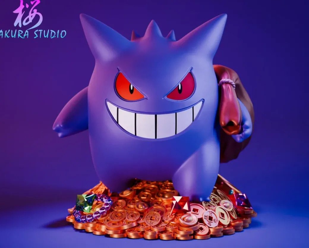 Stop It Gengar - Pokemon Resin Statue - SAKURA Studio