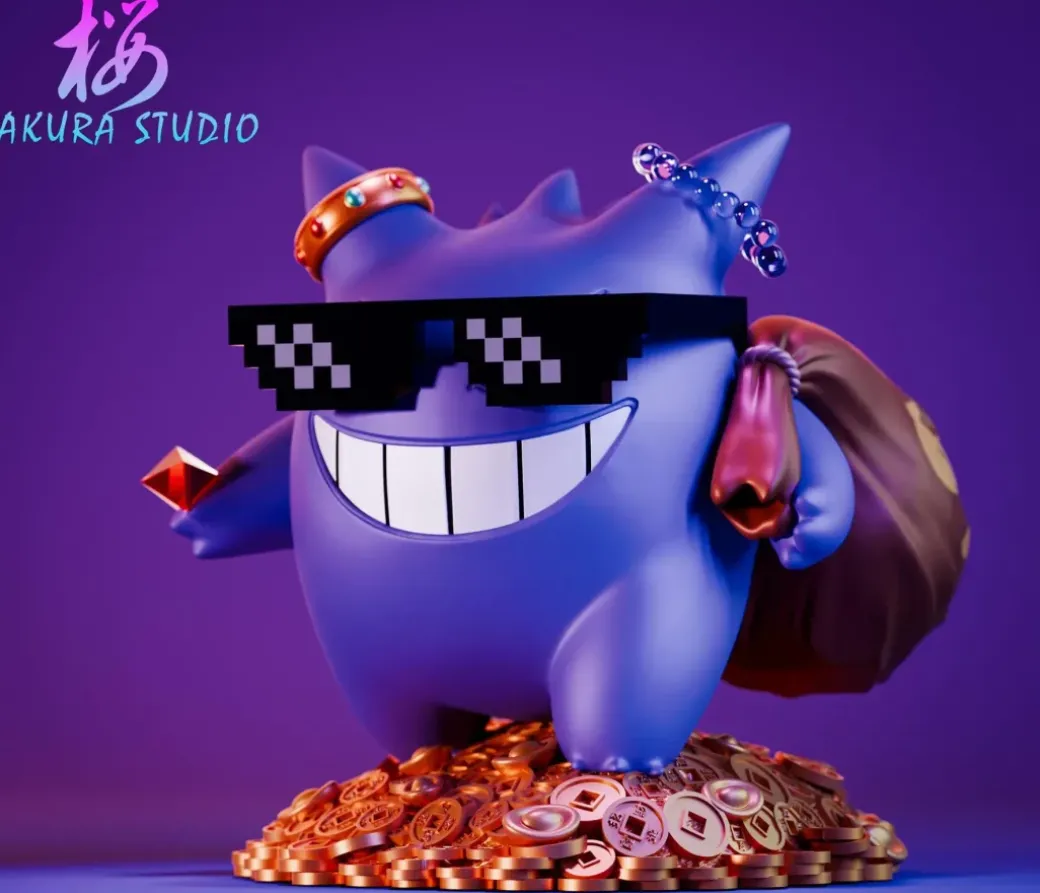 Stop It Gengar - Pokemon Resin Statue - SAKURA Studio