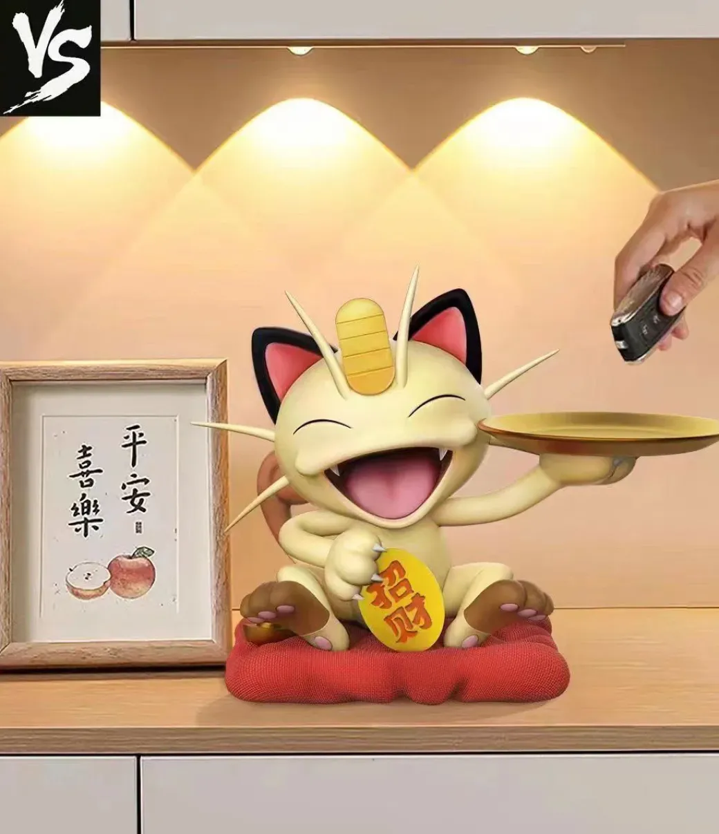 Storage Fortune Meowth - Pokemon Resin Statue - VS Studios