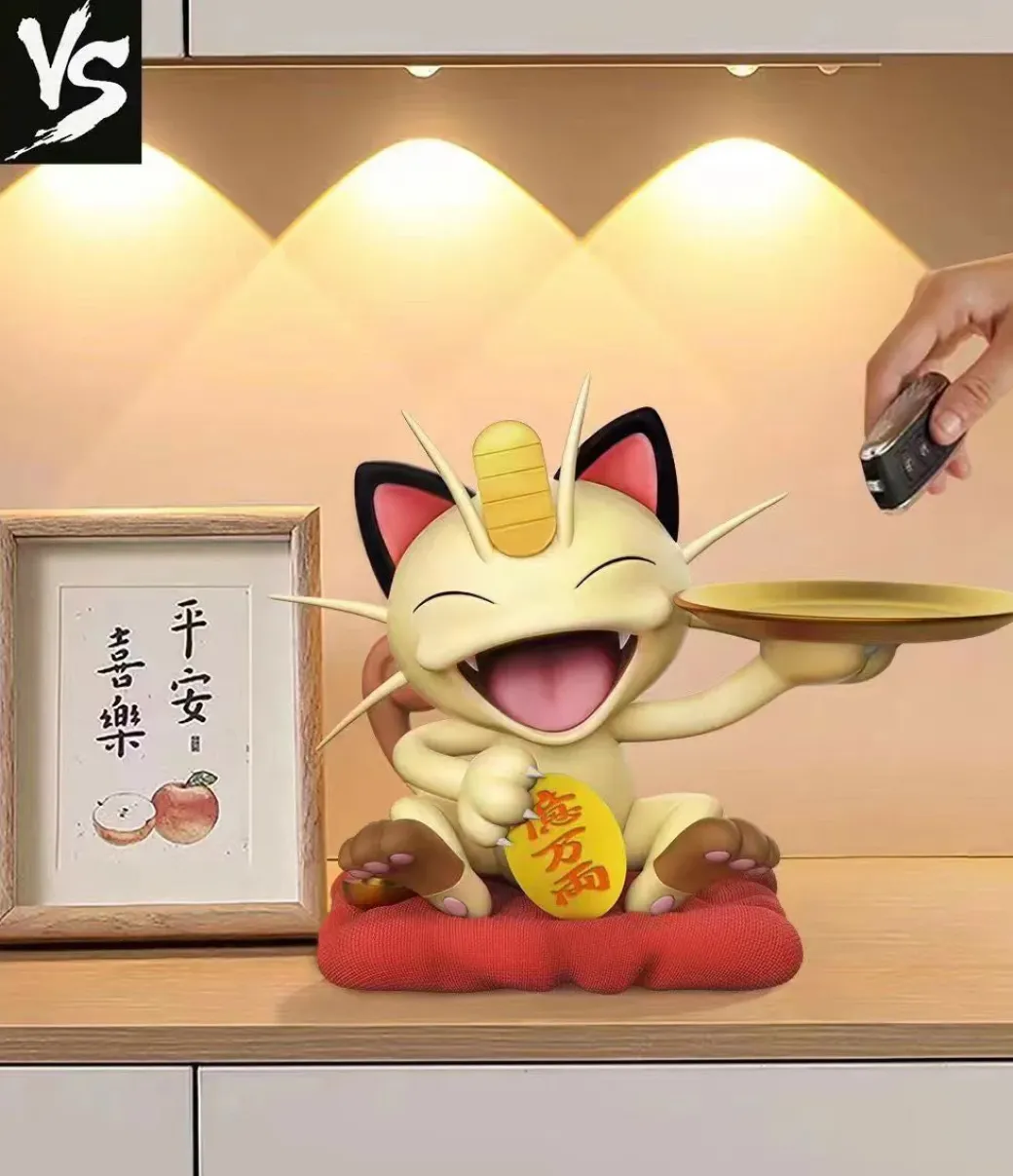 Storage Fortune Meowth - Pokemon Resin Statue - VS Studios
