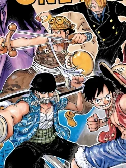 Straw Hat Crew Five Person Decoration Painting - ONE PIECE - Xingkong Studio