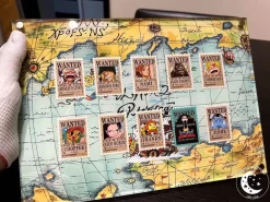 Straw Hat Pirates Wanted Stamp Card Acrylic Stand Display - ONE PIECE - Xingkong Studio