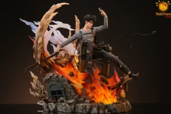 Street Battle Levi Ackerman with LED - Attack On Titan Resin Statue - Model Power Studio