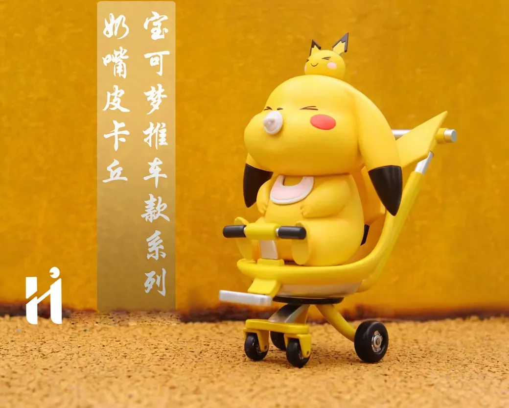 Stroller Series Pacifier Pikachu - Pokemon Resin Statue - HiHi Studios
