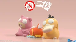Stupid Starter Pokemon Series Slowpoke & Psyduck & Magikarp - Pokemon Resin Statue - PCHouse Studios