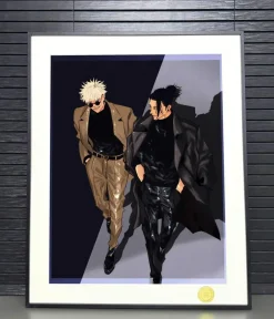 Suit Thug Decorative Painting - Jujutsu Kaisen - H-TWO Studio
