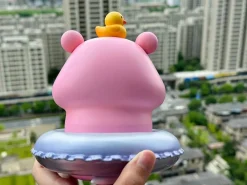 Summer Series Swimming Ring Slowpoke - Pokemon Resin Statue - Vegetable workshop Studios