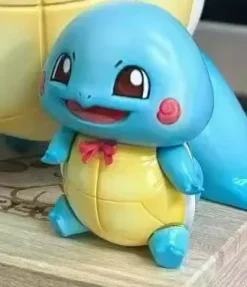 Summer Water Gun Squirtle & Little Squirtle - Pokemon Resin Statue - CaiCai Studio