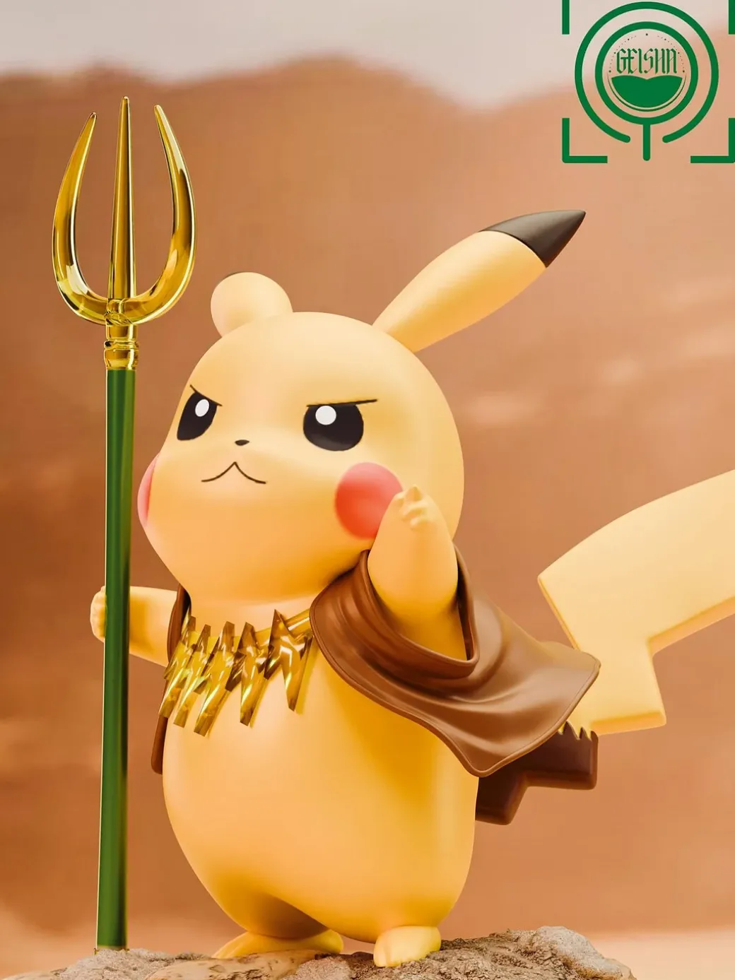 Sun Wukong Cosplay Pikachu - Journey to the West Pokemon Statue - GEISHA Studio