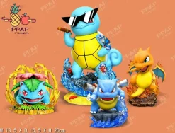 Sunglasses-wearing Squirtle - Pokemon Resin Statue - PPAP Studios