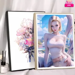 Sunny Day Android 18 Decorative Painting - Dragon Ball Decorative Painting - AMaoHuaShe Studio