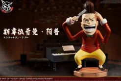 Super Rookie Childhood Series Scratchmen Apoo & Basil Hawkins & Capone Bege - ONE PIECE Resin Statue - Black Cat-Studio