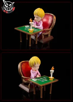 Super Rookie Childhood Series Scratchmen Apoo & Basil Hawkins & Capone Bege - ONE PIECE Resin Statue - Black Cat-Studio