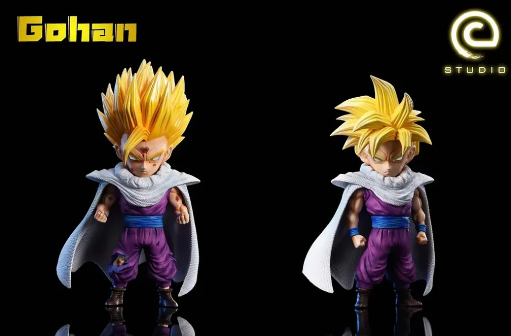 Super Saiyan 1 & Super Saiyan 2 Son Gohan - Dragon Ball Statue - C-Studios