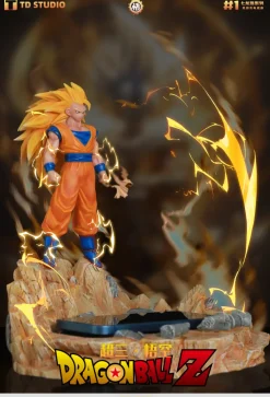 Super Saiyan 3 Son Goku Wireless Charger - Dragon Ball Statue - TD Studio