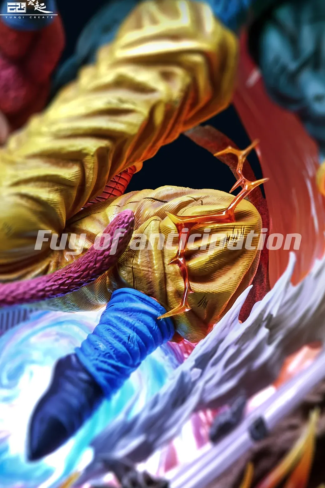 Super Saiyan 4 Son Goku with LED - Dragon Ball Resin Statue - YUNQI Studios