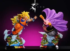 Super Saiyan 3 Son Goku with LED - Dragon Ball Resin Statue - KING Studio