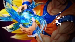 Super Saiyan 3 Son Goku with LED - Dragon Ball Resin Statue - KING Studio