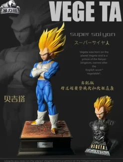 Super Saiyan 3 Vegeta - Dragon Ball Resin Statue - BaoLiXiong Studio
