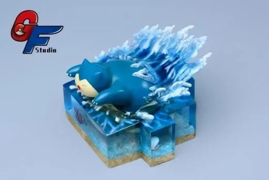 Swimming Snorlax - Pokemon Resin Statue - GF Studios