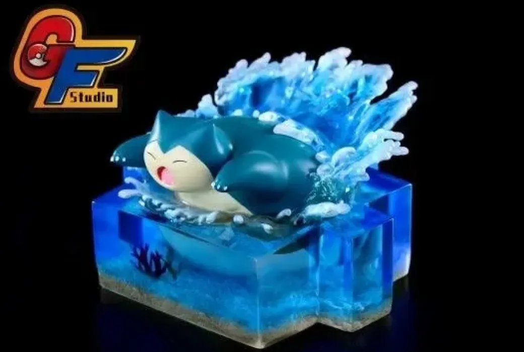 Swimming Snorlax - Pokemon Resin Statue - GF Studios