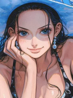 Swimming Suit Ver. Nico Robin Decorative Painting - ONE PIECE - Xingkong Studio